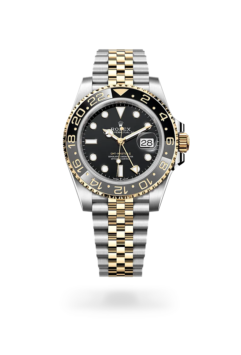 Rolex GMT-Master II Oyster, 40 mm, acciaio Oystersteel e oro giallo