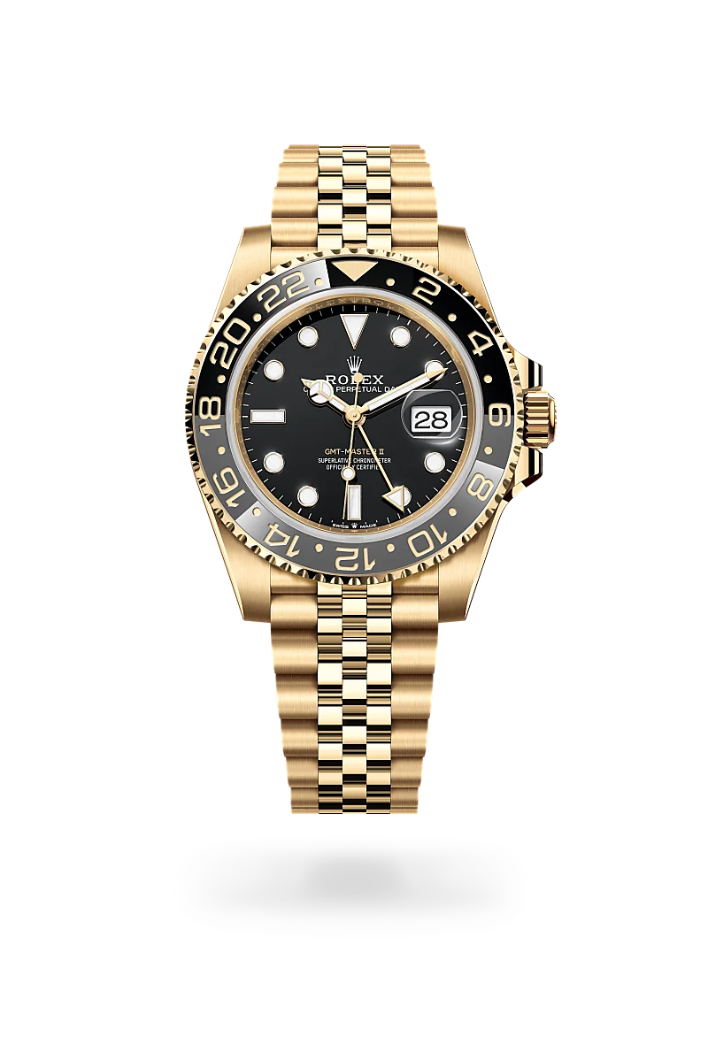 Rolex GMT-Master II Oyster, 40 mm, oro giallo