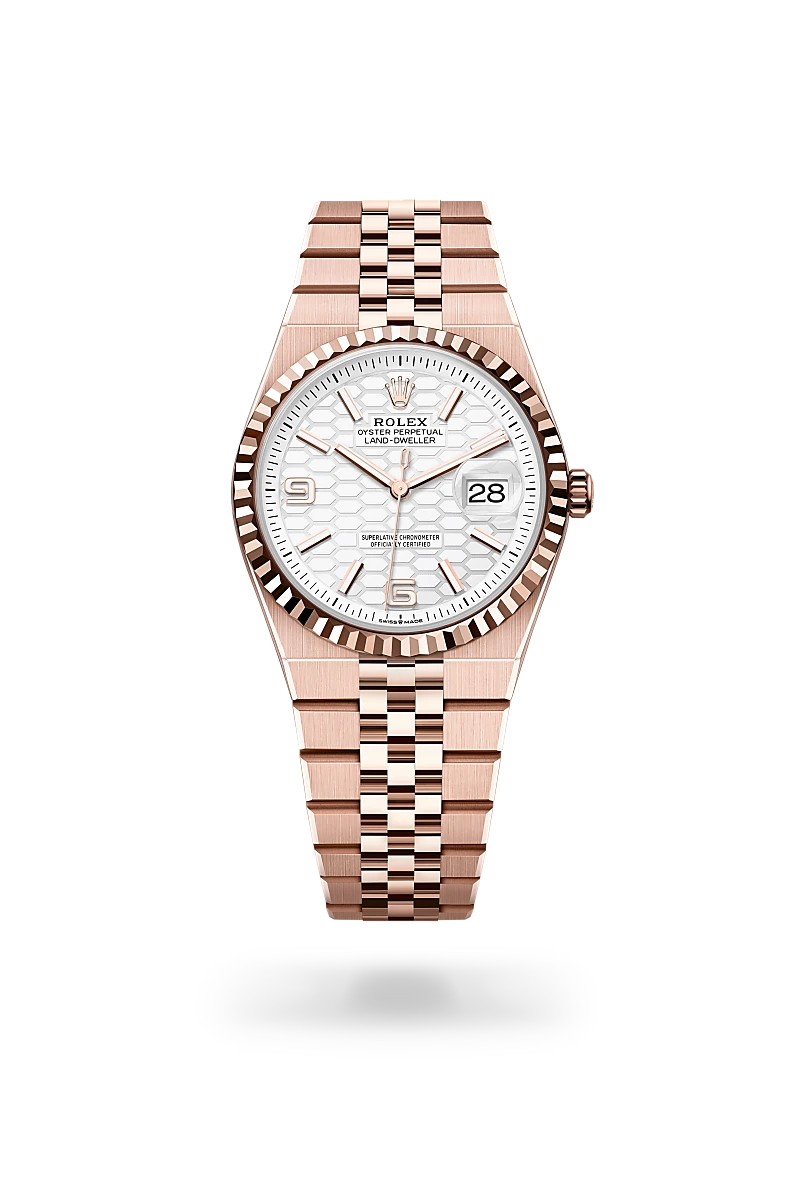 Rolex Land-Dweller Oyster, 36 mm, oro Everose