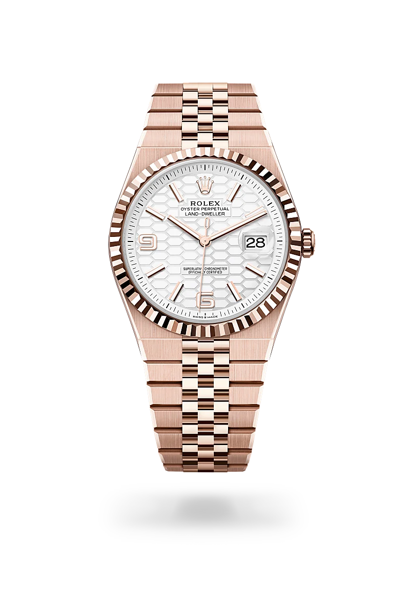 Rolex Land-Dweller Oyster, 40 mm, oro Everose