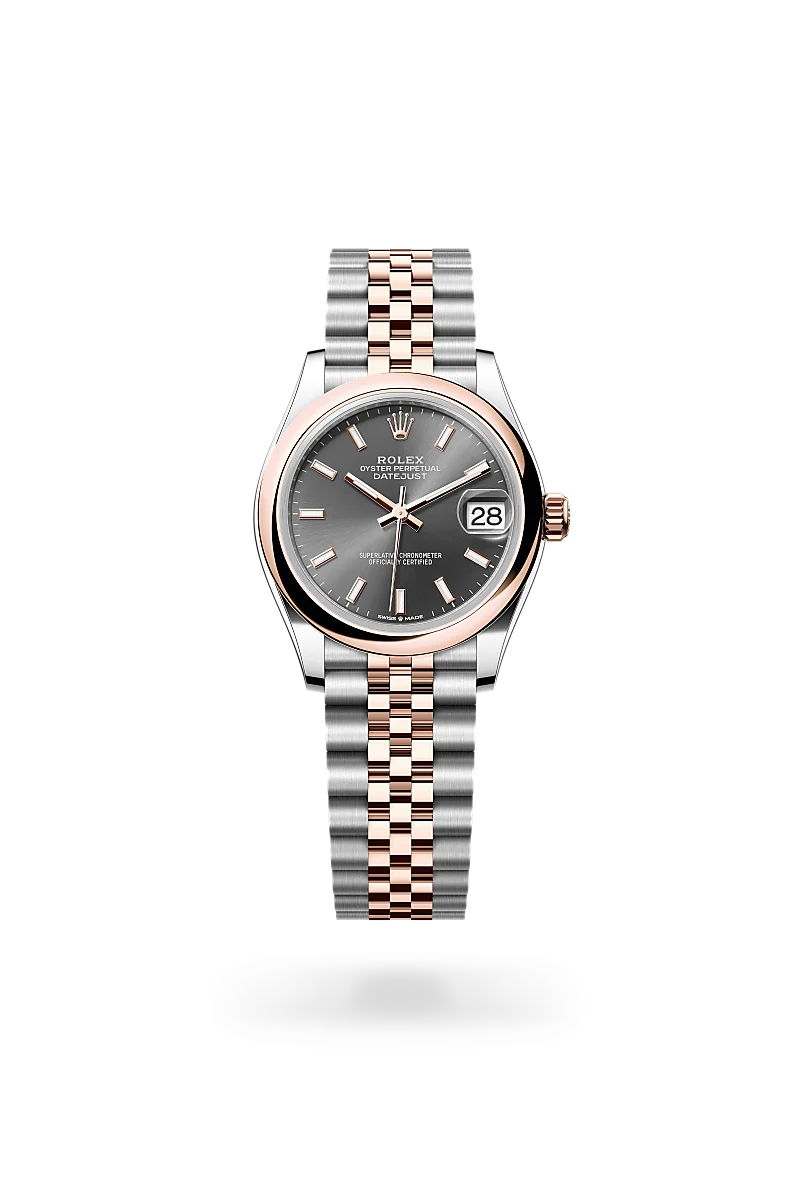 Rolex Datejust Oyster, 31 mm, acciaio Oystersteel e oro Everose