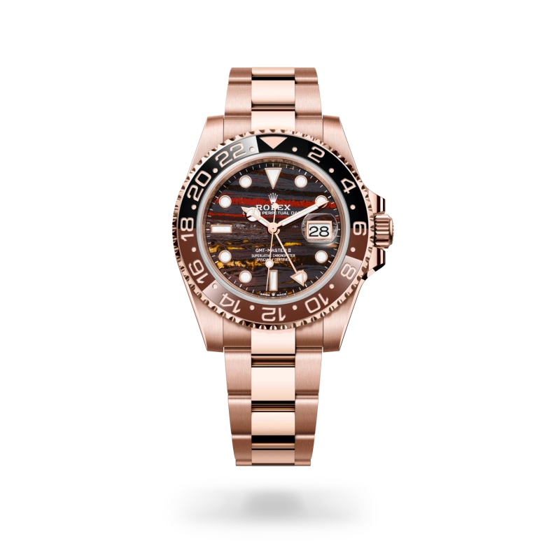 Rolex GMT-Master II Oyster, 40 mm, oro Everose