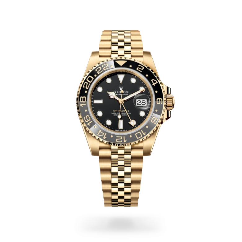 Rolex GMT-Master II Oyster, 40 mm, oro giallo
