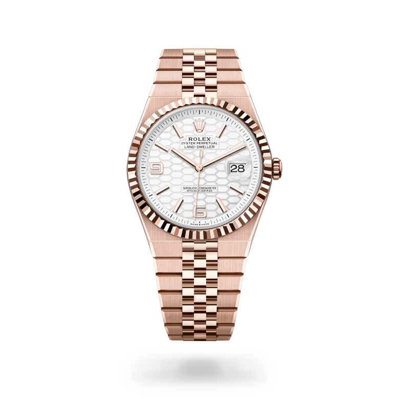Rolex Land-Dweller Oyster, 40 mm, oro Everose