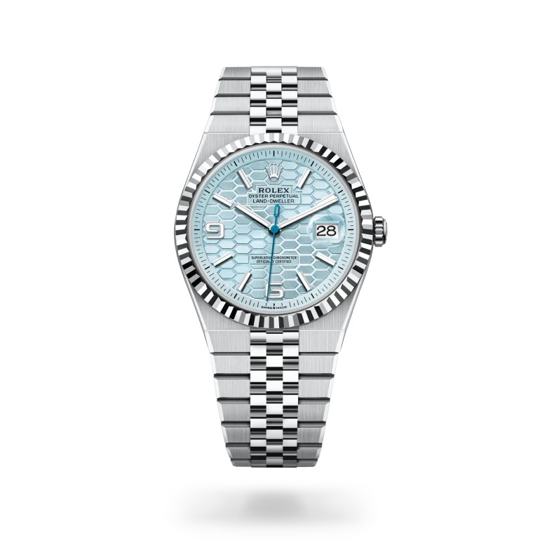 Rolex Land-Dweller Oyster, 40 mm, platino