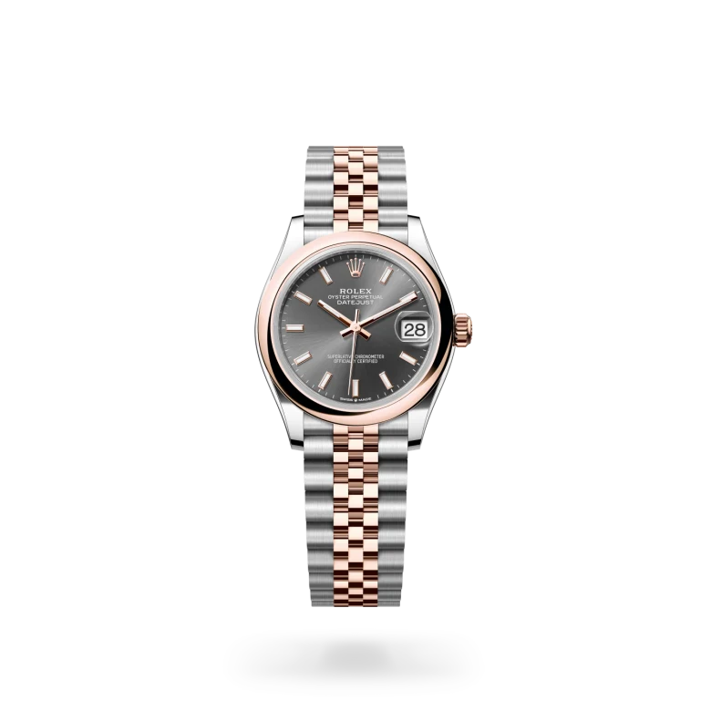 Rolex Datejust Oyster, 31 mm, acciaio Oystersteel e oro Everose
