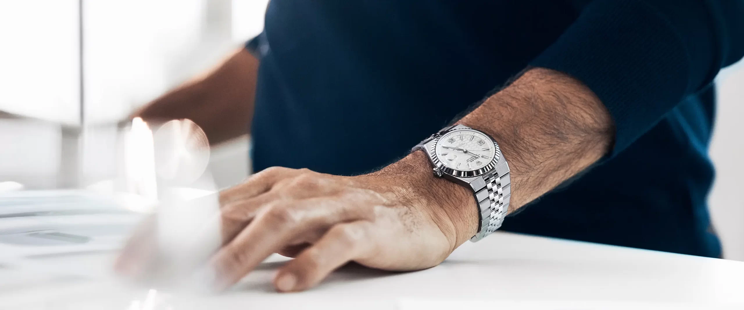 Rolex The Land Dweller Roger Federer Wrist Watch And Rfederer 2411ab 2 Landscape Scaled