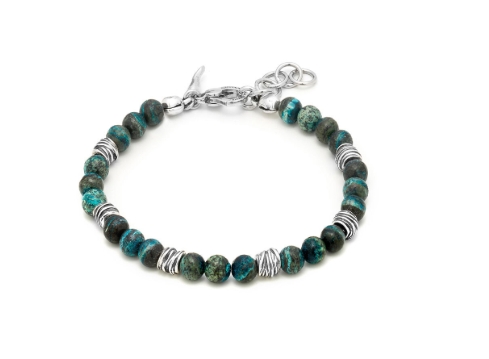 Immagine Bracciale Tango diaspro verde