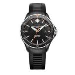 BAUME  MERCIER  Clifton black Automatico Acc-Caucciu