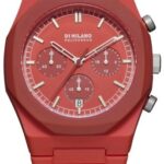 Orologio crono policarbonato rosso