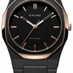 Orologio policarbonato nero