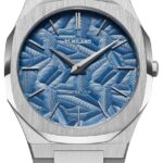 Orologio Ultrathin celeste